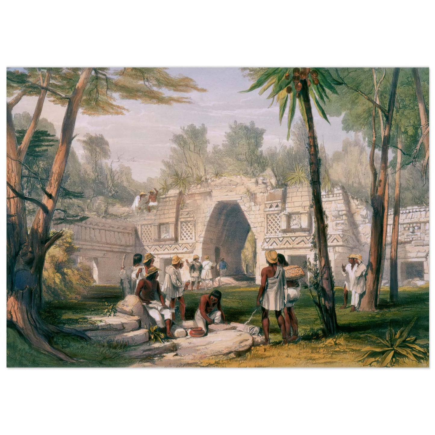 Plate 19, Gateway at Labnah - Frederick Catherwood