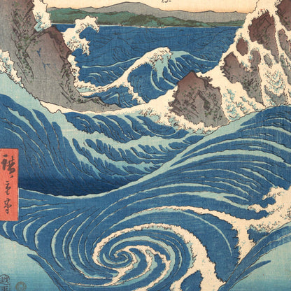 Tourbillons de Naruto, Utagawa Hiroshige