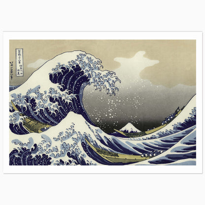 Affiche La Grande Vague de Kanagawa – Hokusai
