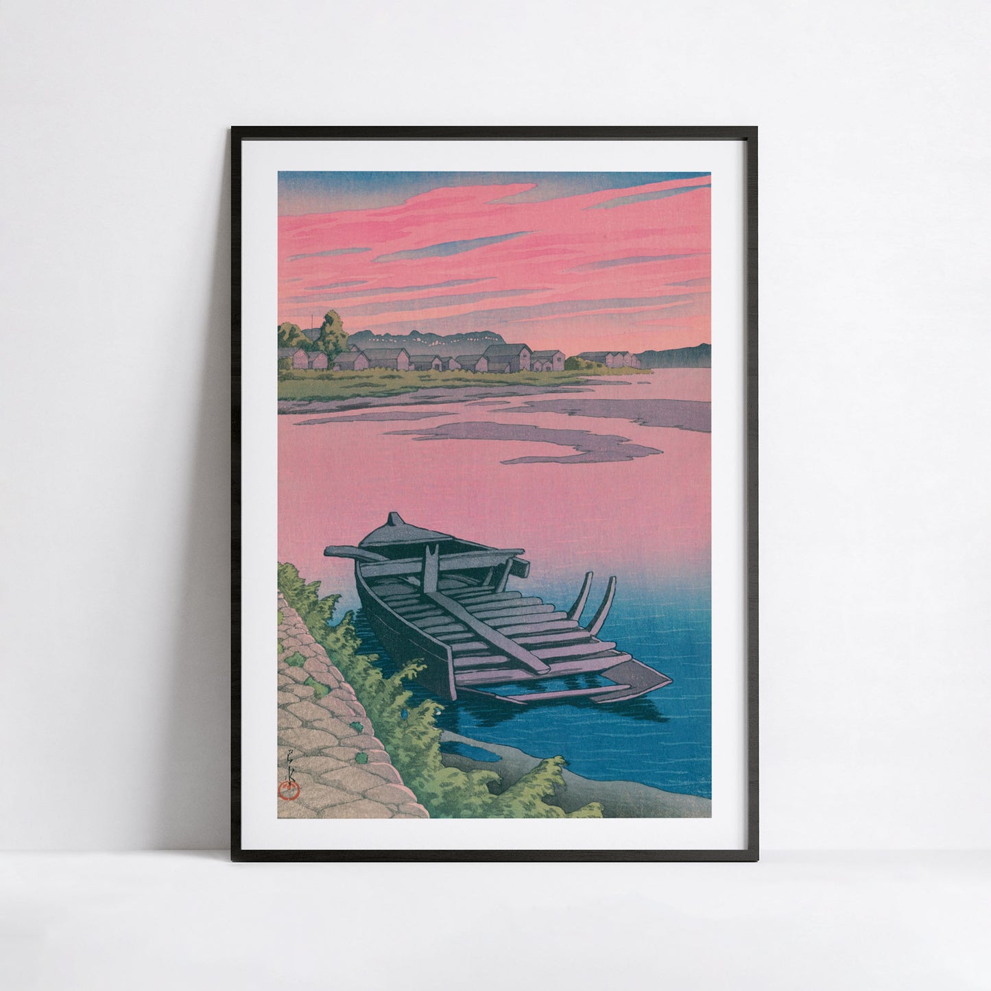 Tsuchizaki, Akita — Kawase Hasui | Affiche estampe japonaise shin-hanga