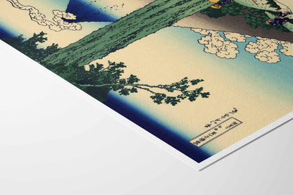 Mishima Pass in Kai Province – Katsushika Hokusai