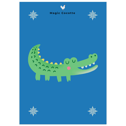 Cute crocodile | Printable Wall Art