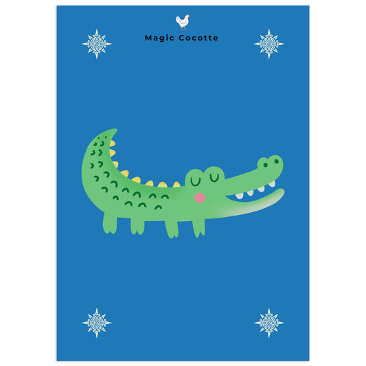 Cute crocodile | Printable Wall Art