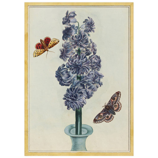Fleurs aux papillons