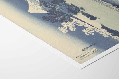 Mont Fuji en bleu (Domaine d’Umezawa) – Hokusai