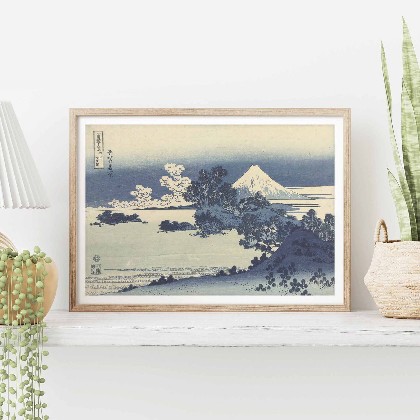 Mont Fuji en bleu (Domaine d’Umezawa) – Hokusai