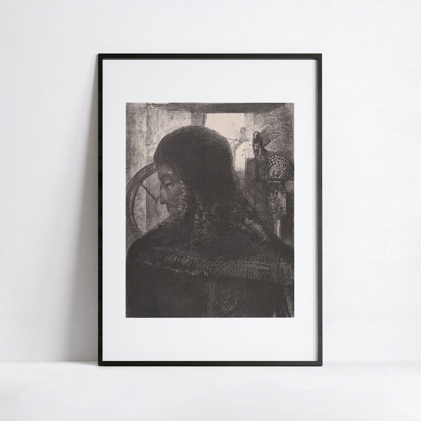 Old Knight Art Print — Odilon Redon 1896