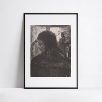 Old Knight Art Print — Odilon Redon 1896