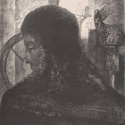 Old Knight Art Print — Odilon Redon 1896