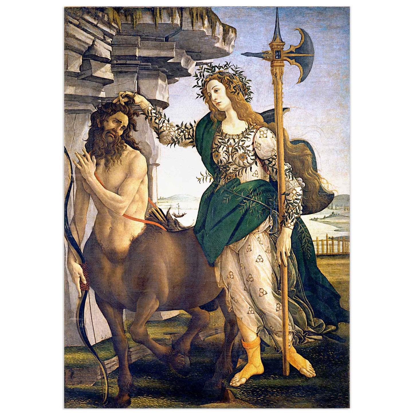 Pallas and the Centaur by Sandro Botticelli