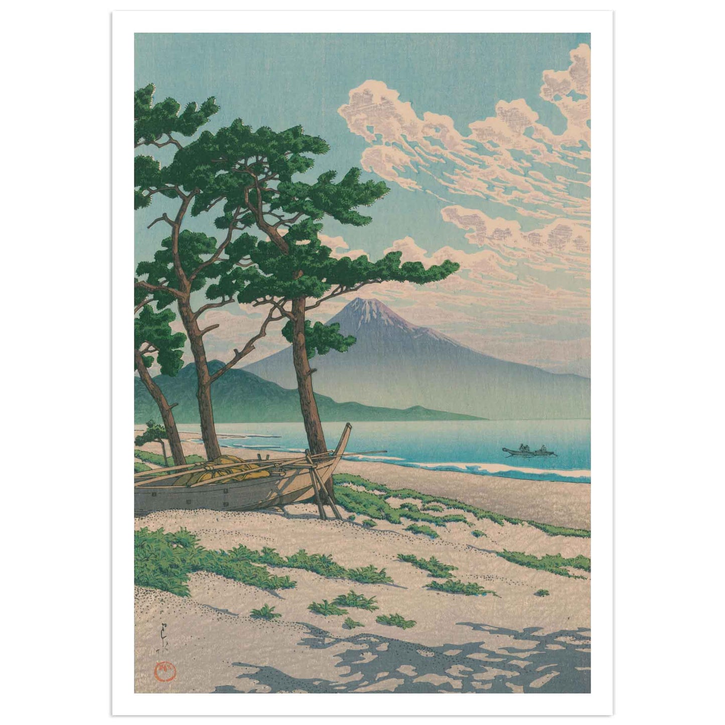 Pine Beach at Miho (Miho no Matsubara) - Kawase Hasui