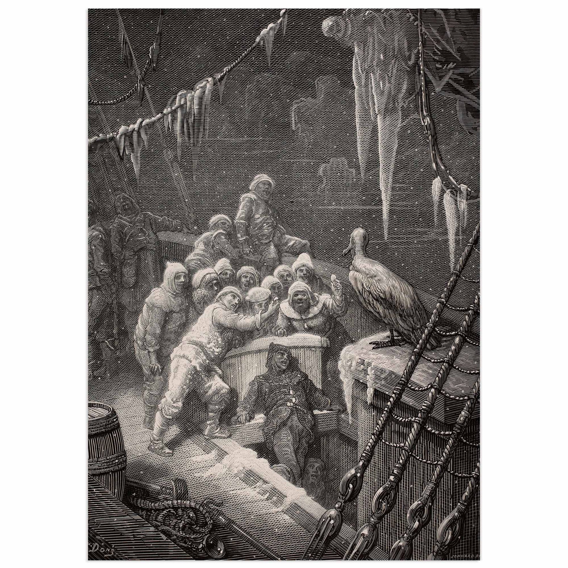 The Ancient Mariner Albatros art print, Gustave Doré – Wallango