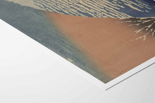 Red Fuji (South Wind, Clear Sky) – Hokusai Poster