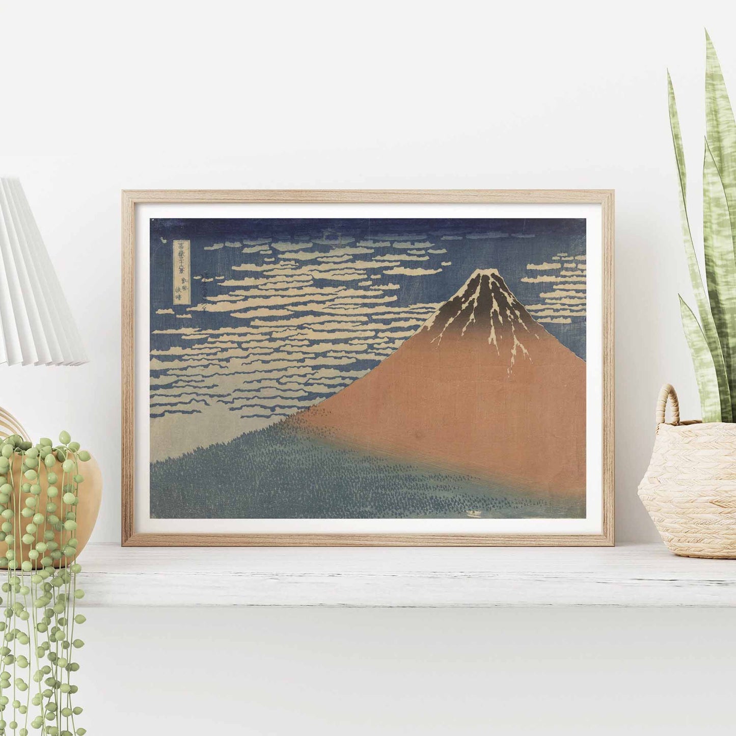 Red Fuji (South Wind, Clear Sky) – Hokusai Poster