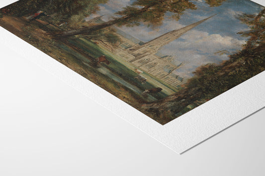 La Cathédrale de Salisbury vue du jardin de l'évêché — John Constable (vers 1825)