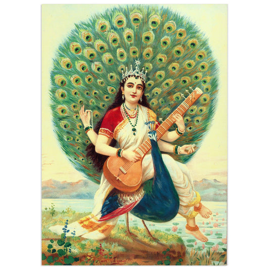 Saraswati, déesse hindoue de la connaissance