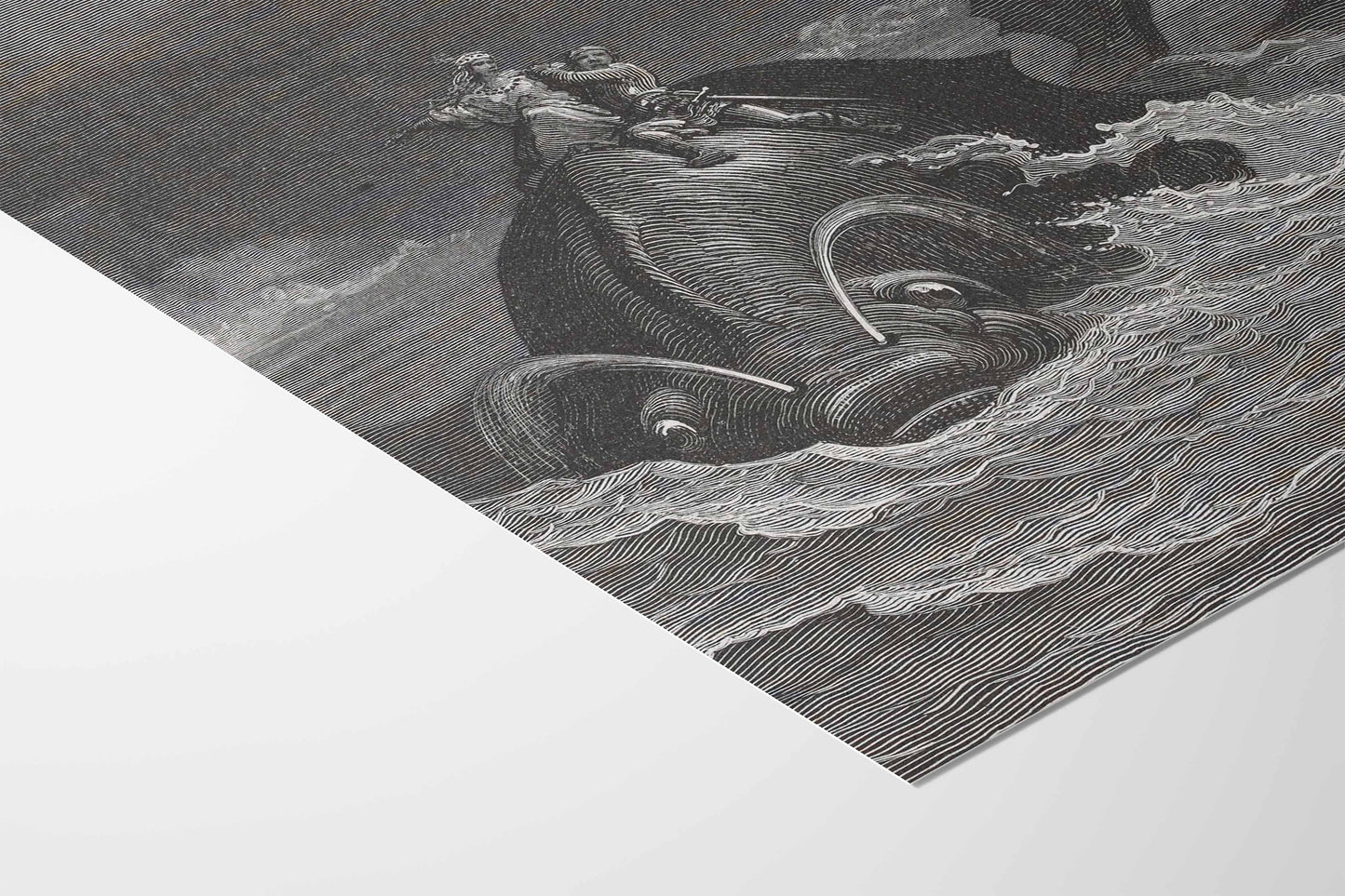 Sea Monster (whale), Orlando Furioso, Canto VI - Gustave Doré