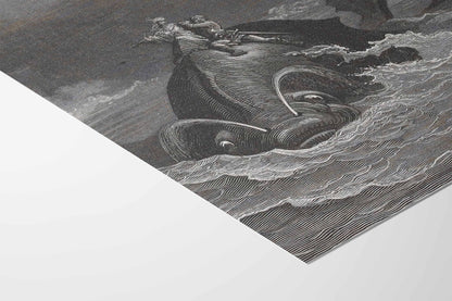 Sea Monster (whale), Orlando Furioso, Canto VI - Gustave Doré