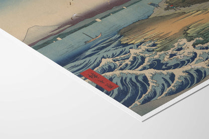 Rivage à Hōda dans la province d’Awa, Utagawa Hiroshige