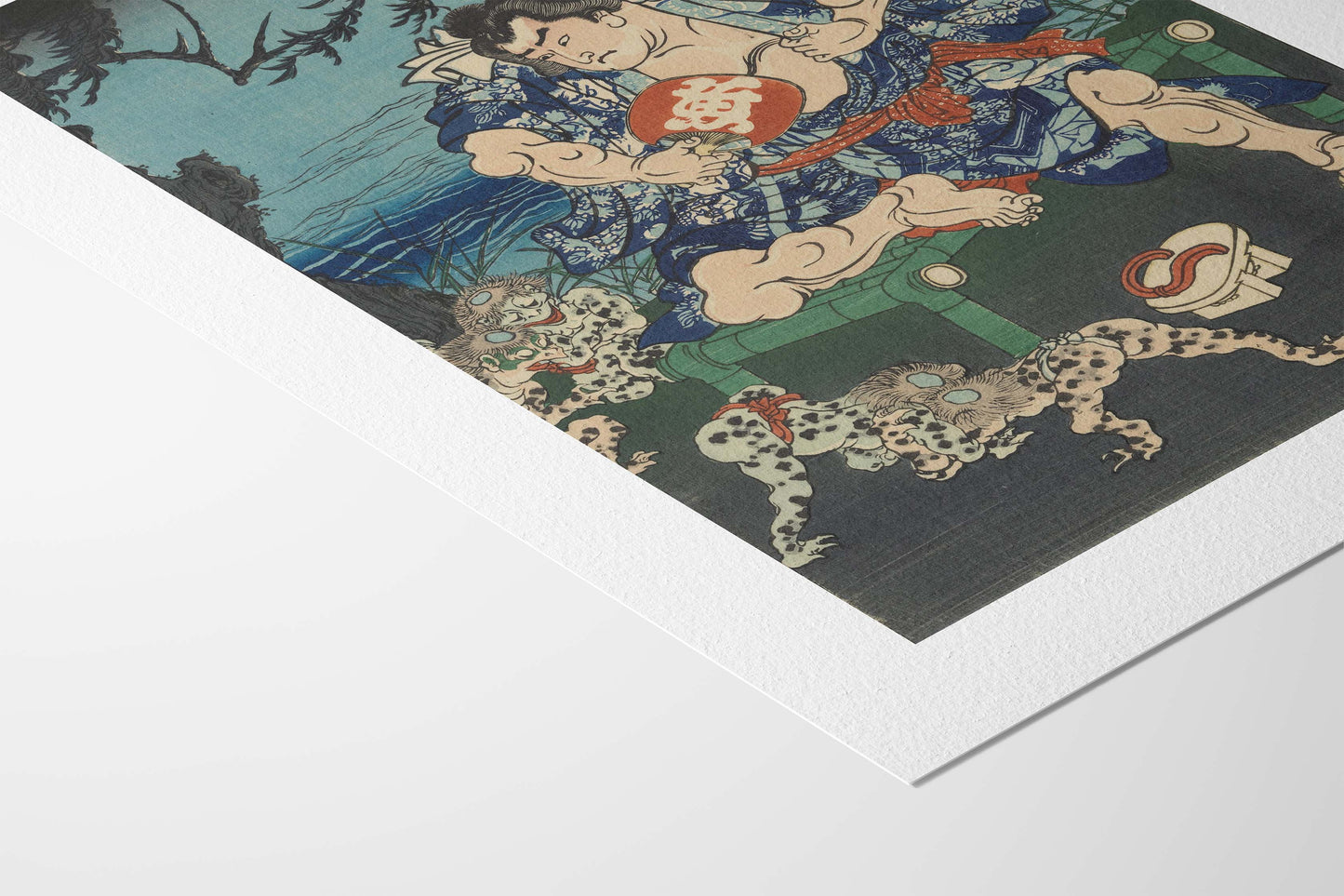 Shirafuji Genta observant des kappa en lutte, Yoshitoshi