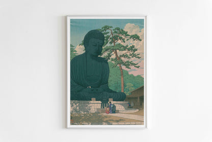 Kawase Hasui - The Great Buddha, Kamakura (1930)