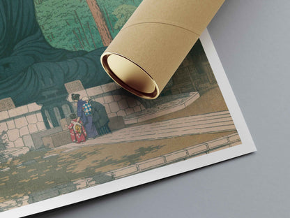 Kawase Hasui - The Great Buddha, Kamakura (1930)