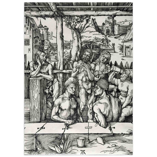 Les bains pour hommes, Albrecht Dürer