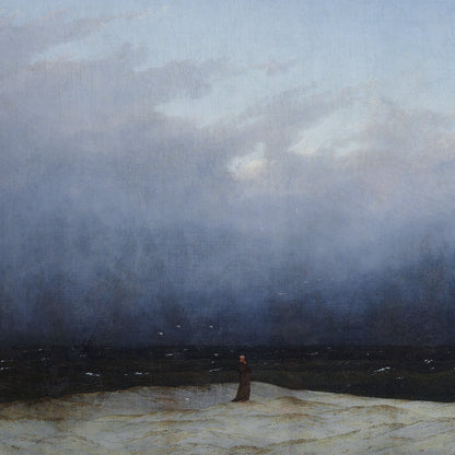 Detail of The Monk by the Sea by Caspar David Friedrich