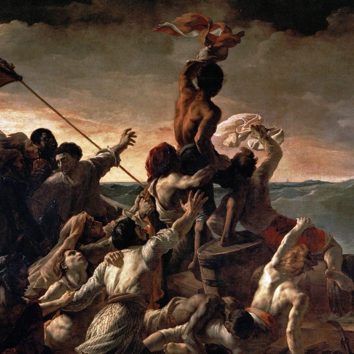 The Raft of the Medusa print — Théodore Géricault