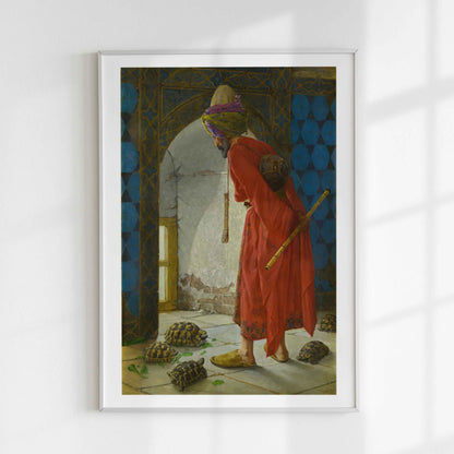 The turtle Trainer Poster - Osman Hamdi Bey