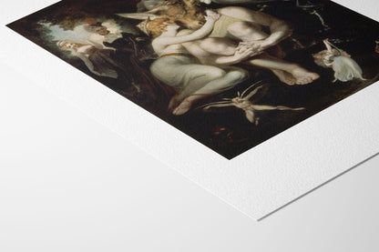 Titania, Bottom and the Fairies – Affiche Johann Heinrich Füssli