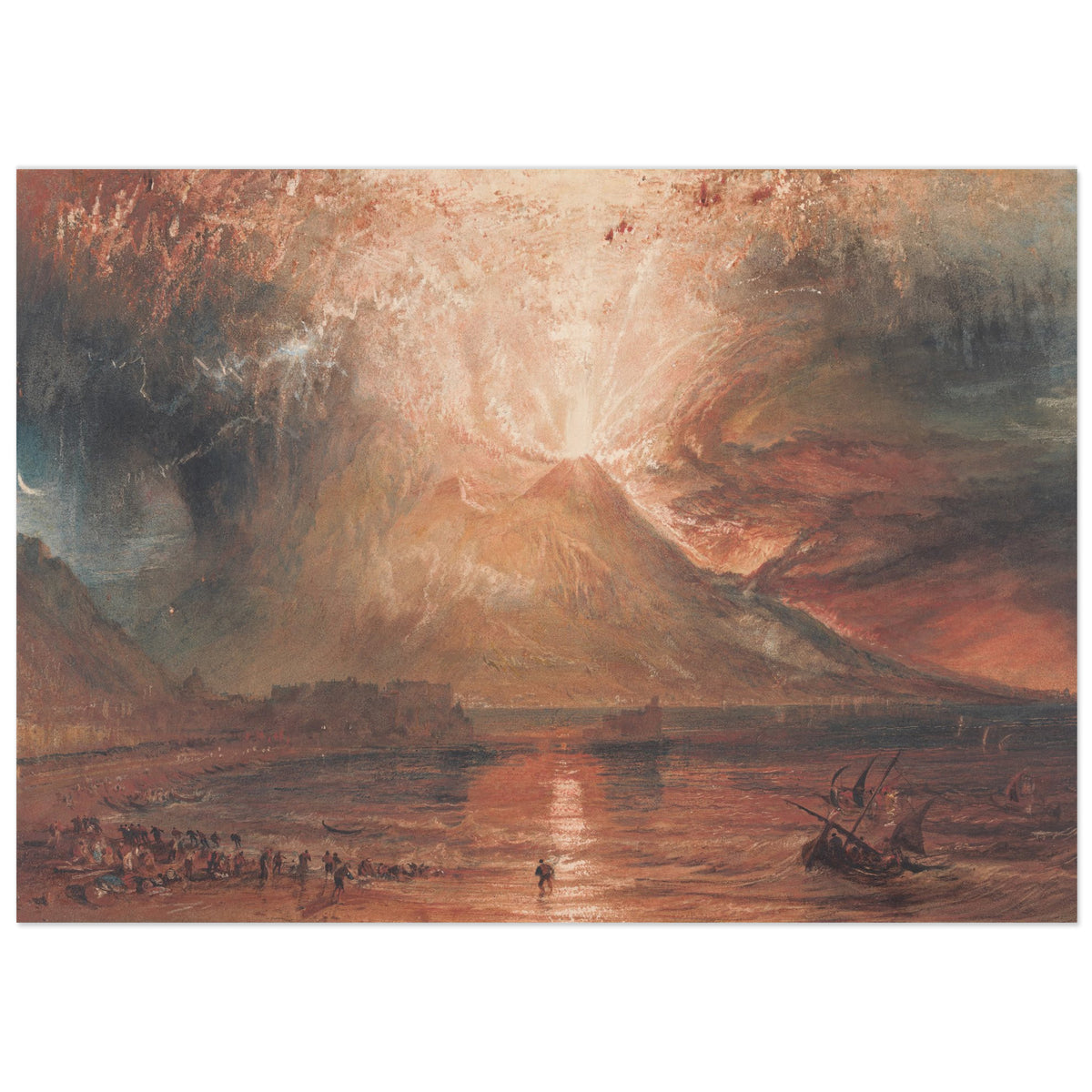 Vesuvius in Eruption — J.M.W. Turner (c. 1817–1820)