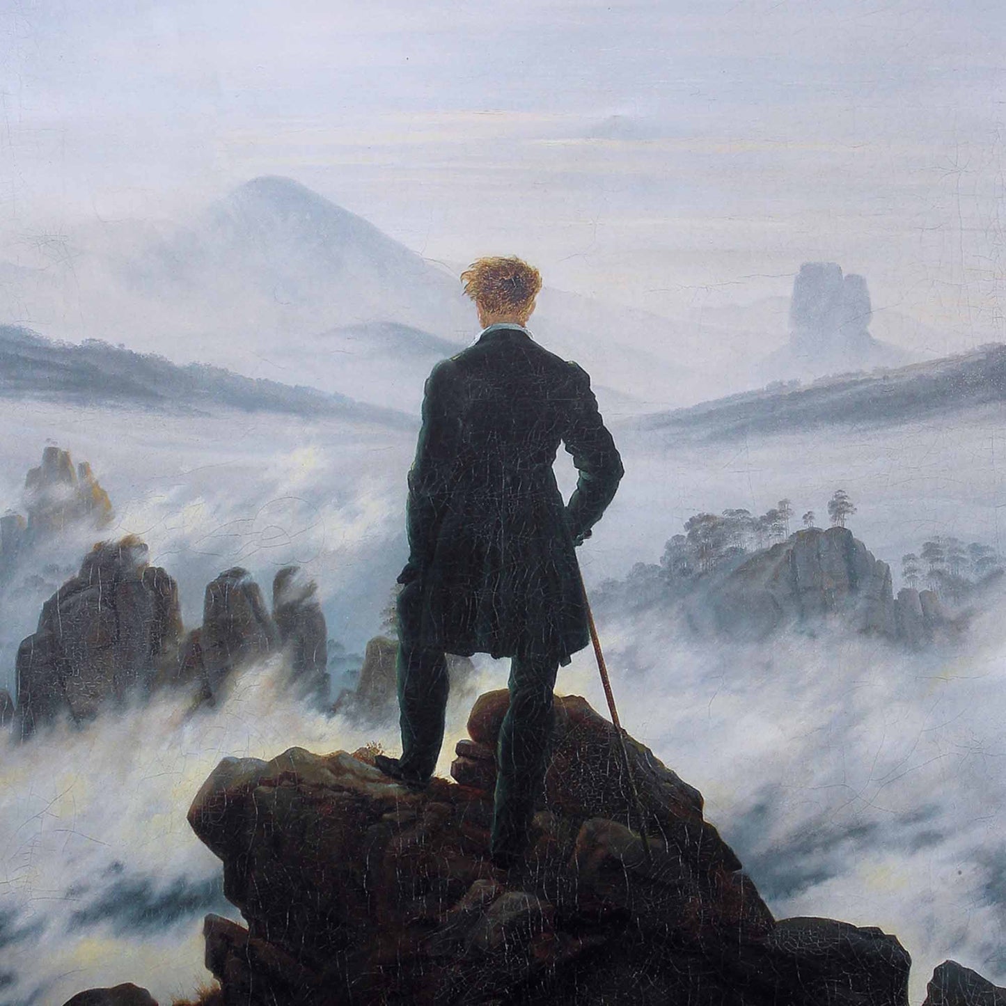 Wanderer above the Sea of Fog – Caspar David Friedrich