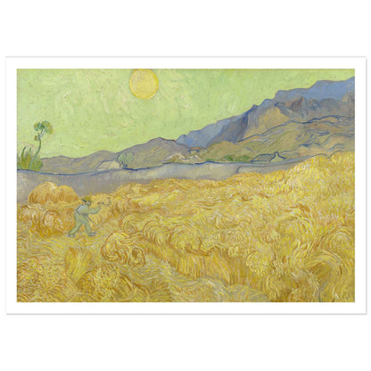 Champ de blé avec une faucheuse, Van Gogh