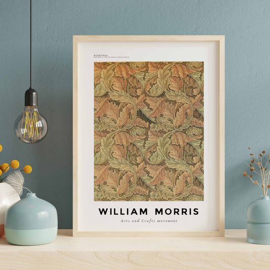 Affiche William Morris – Acanthus (1875) | Motif Arts & Crafts