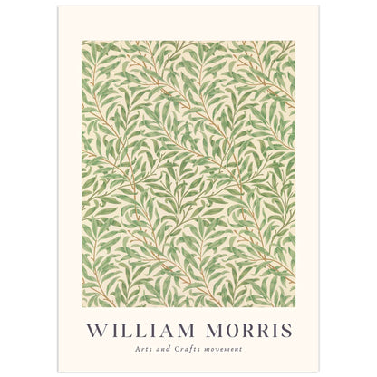 William Morris poster, willow bough pattern 