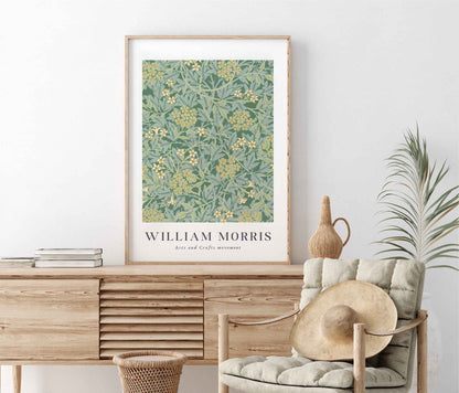 Affiche William Morris - Motif Jasmin