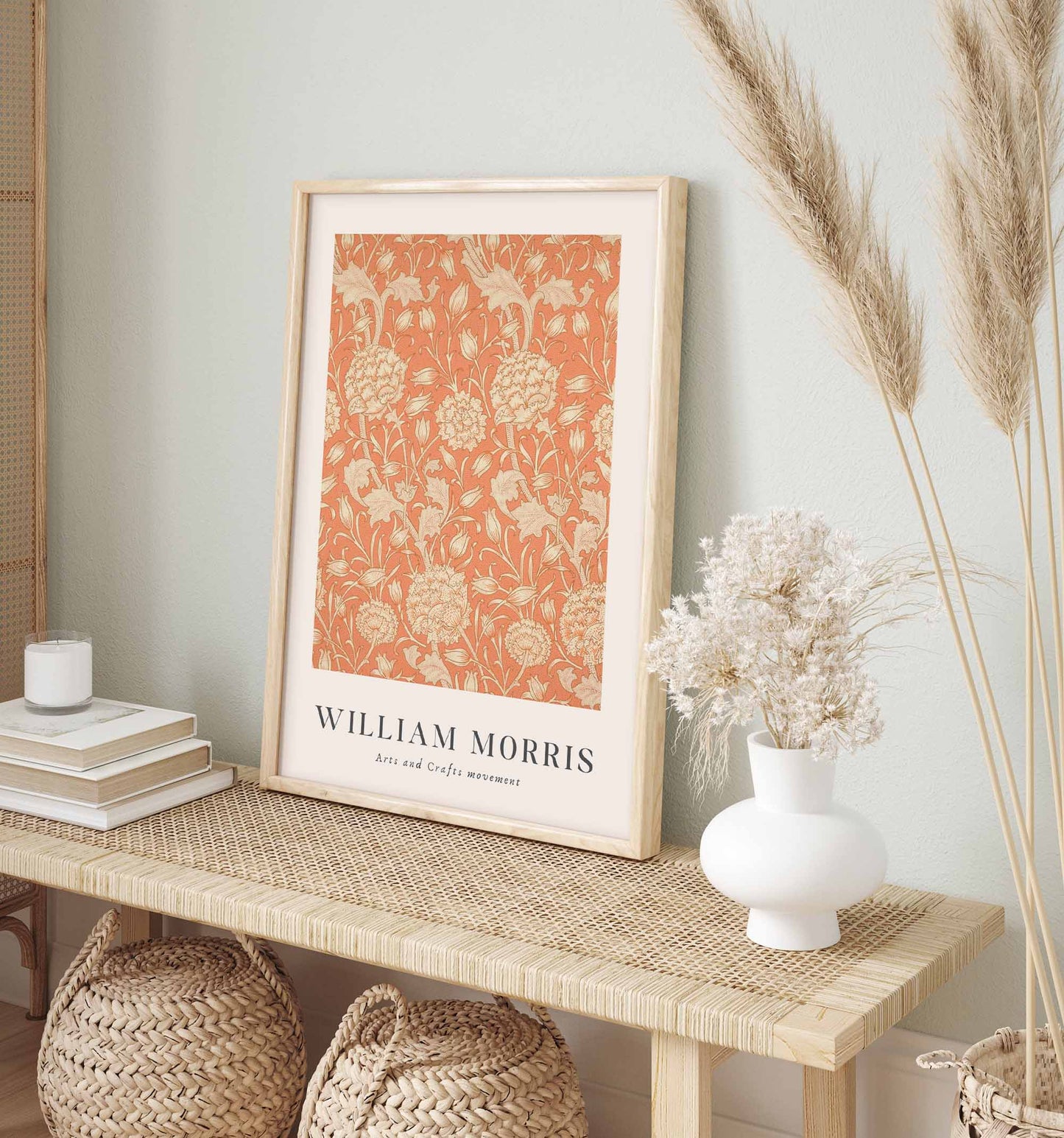 William Morris Poster -  Wild tulip pattern