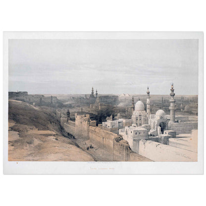 Vue du Caire, tirage d'art vintage