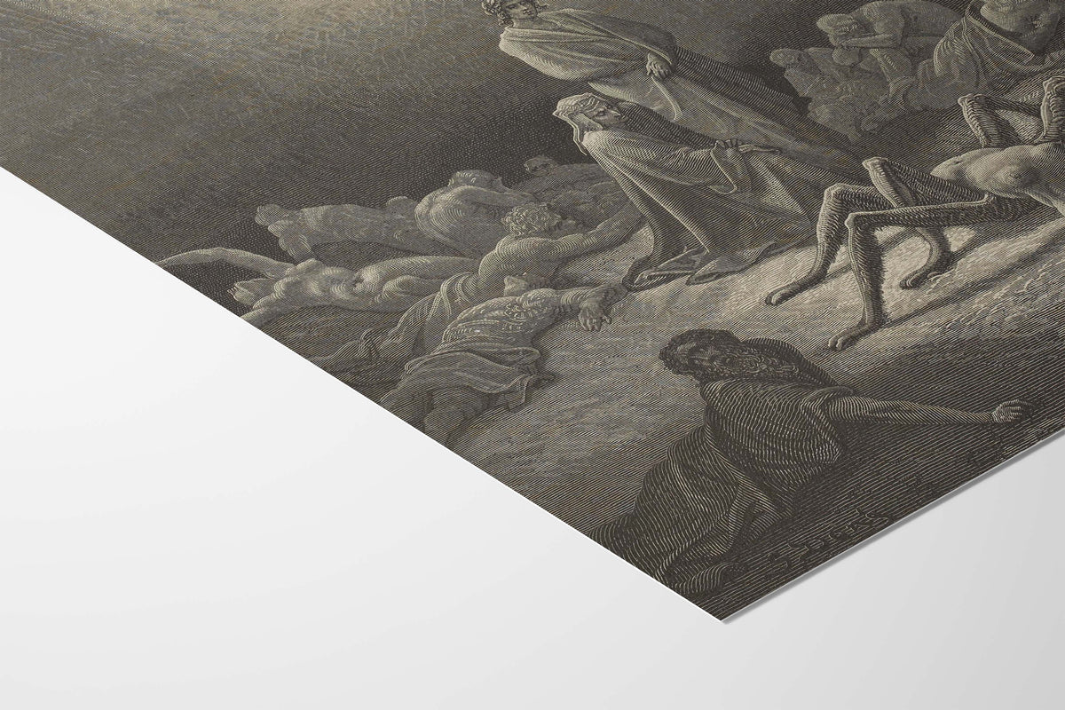 Arachné — Gustave Doré (Le Purgatoire de Dante)