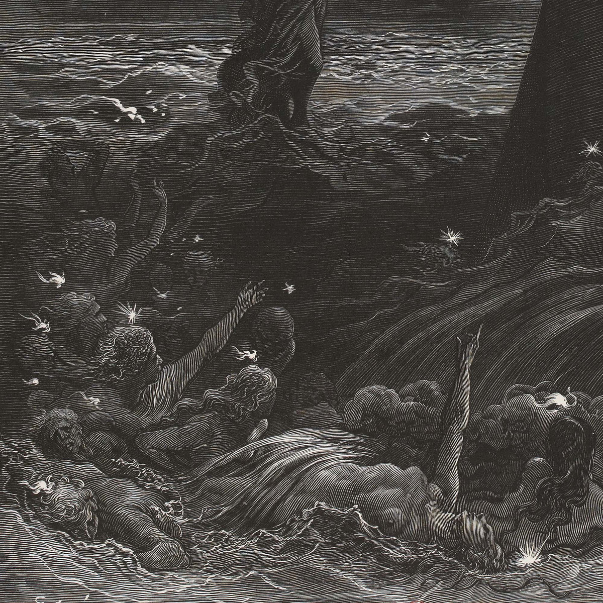 The Death-Fires Danced at Night — Gustave Doré (The Rime of the Ancient Mariner)