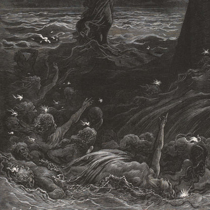 The Death-Fires Danced at Night — Gustave Doré (The Rime of the Ancient Mariner)