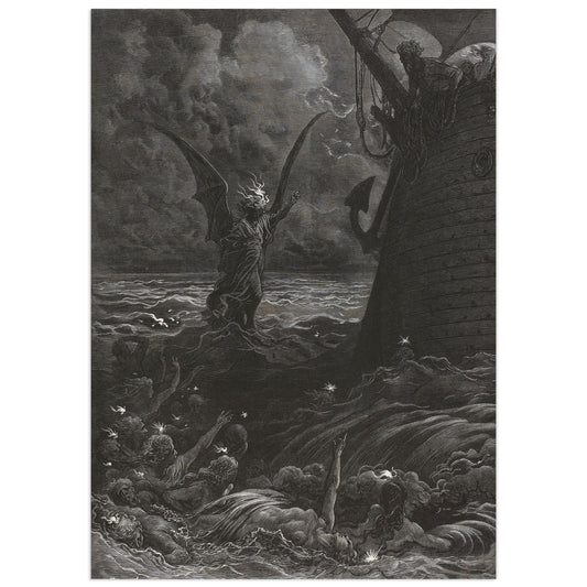 The Death-Fires Danced at Night — Gustave Doré (The Rime of the Ancient Mariner)