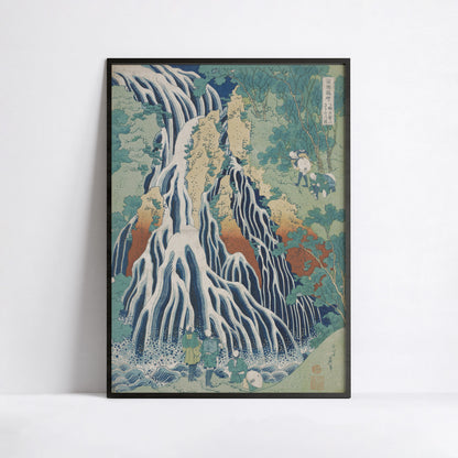 Kirifuri Waterfall at Mount Kurokami in Shimotsuke Province – Katsushika Hokusai (c. 1832)