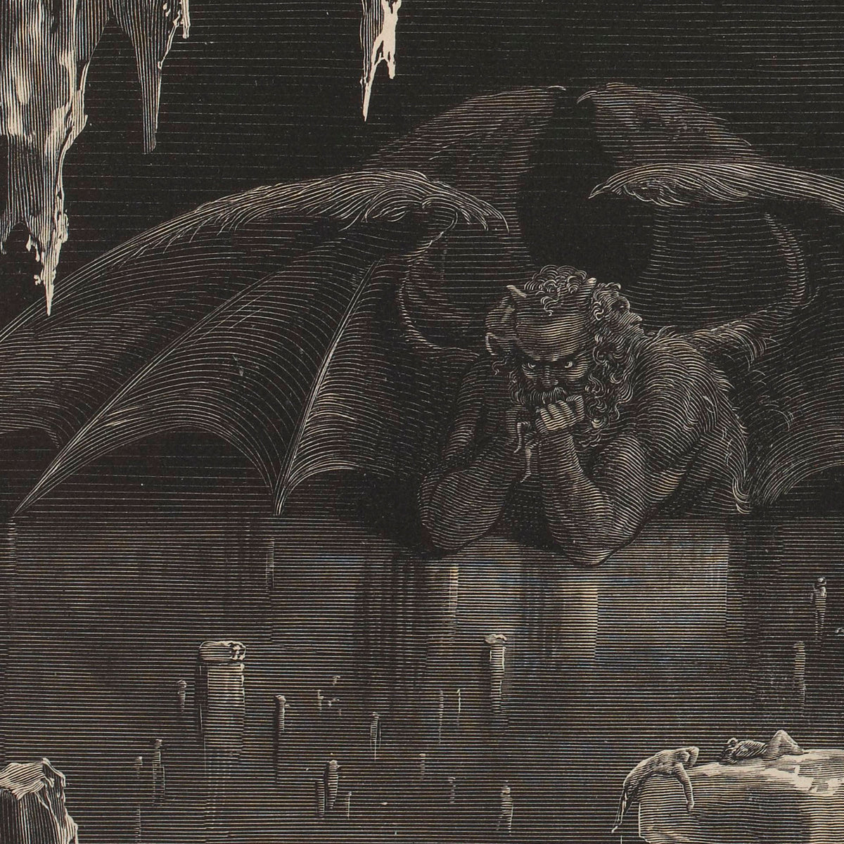 Lucifer, King of Hell — Gustave Doré (Dante's Inferno, 1861)