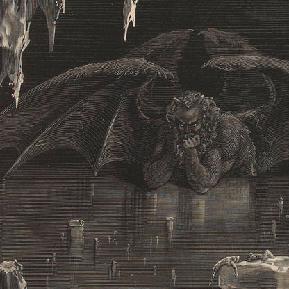 Lucifer, King of Hell — Gustave Doré (Dante's Inferno, 1861)