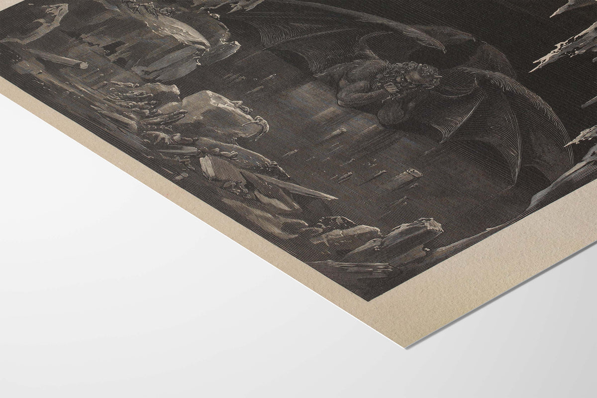 Lucifer, King of Hell — Gustave Doré (Dante's Inferno, 1861)
