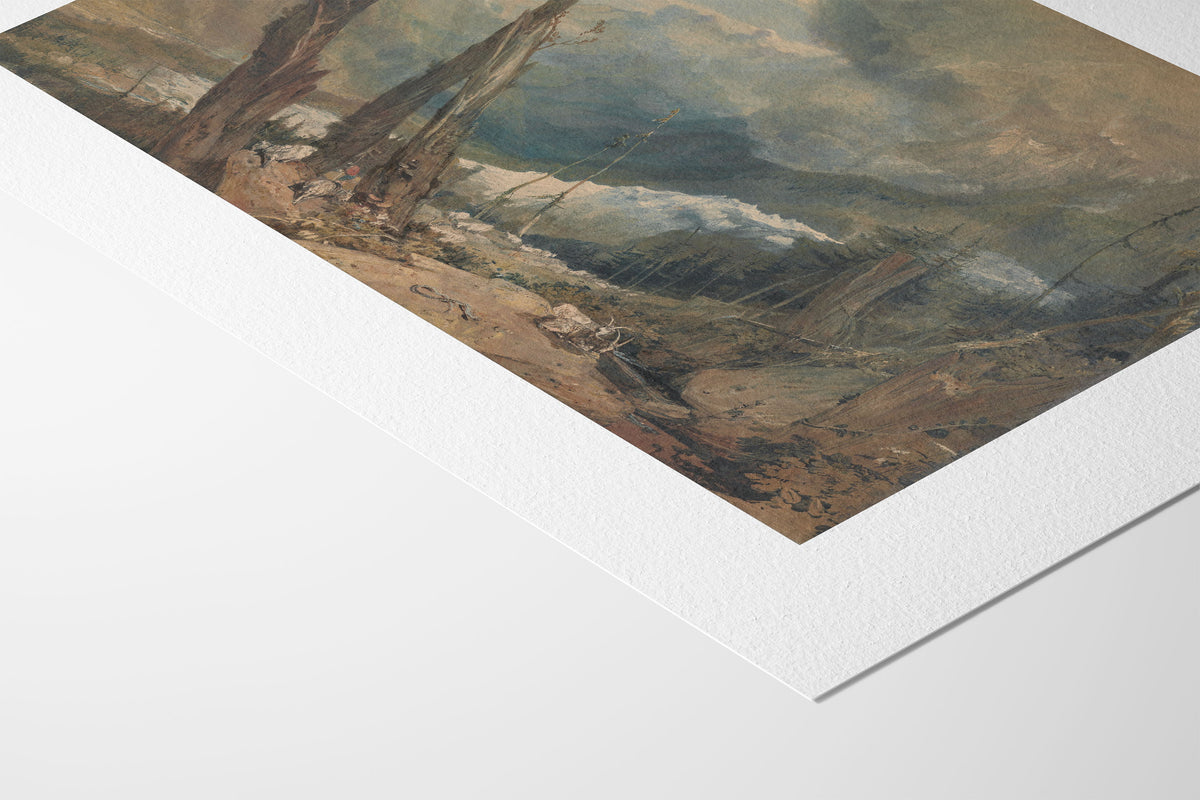 Mer de Glace, in the Valley of Chamouni — J.M.W. Turner