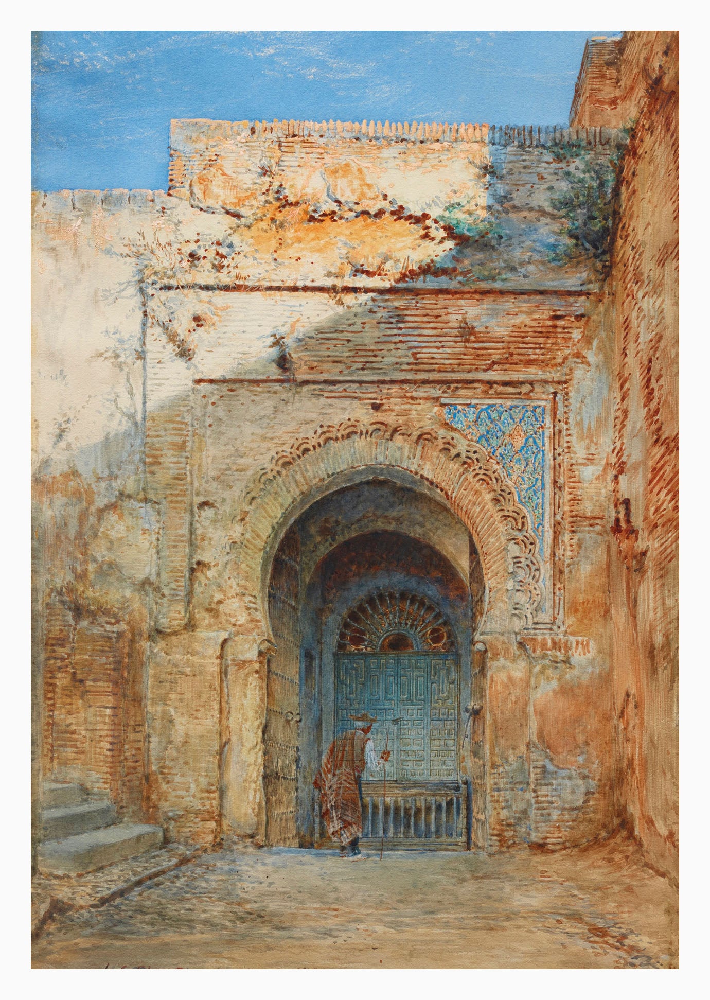 Old Moorish door poster - Henry Stanier