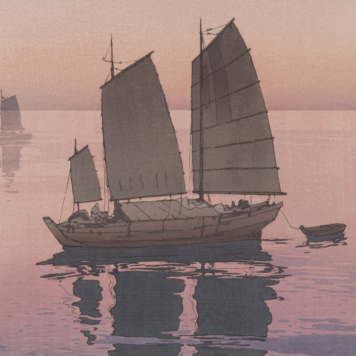Sailing Boats: Evening (1926) – Hiroshi Yoshida